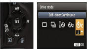 DSLR Drive Mode menu