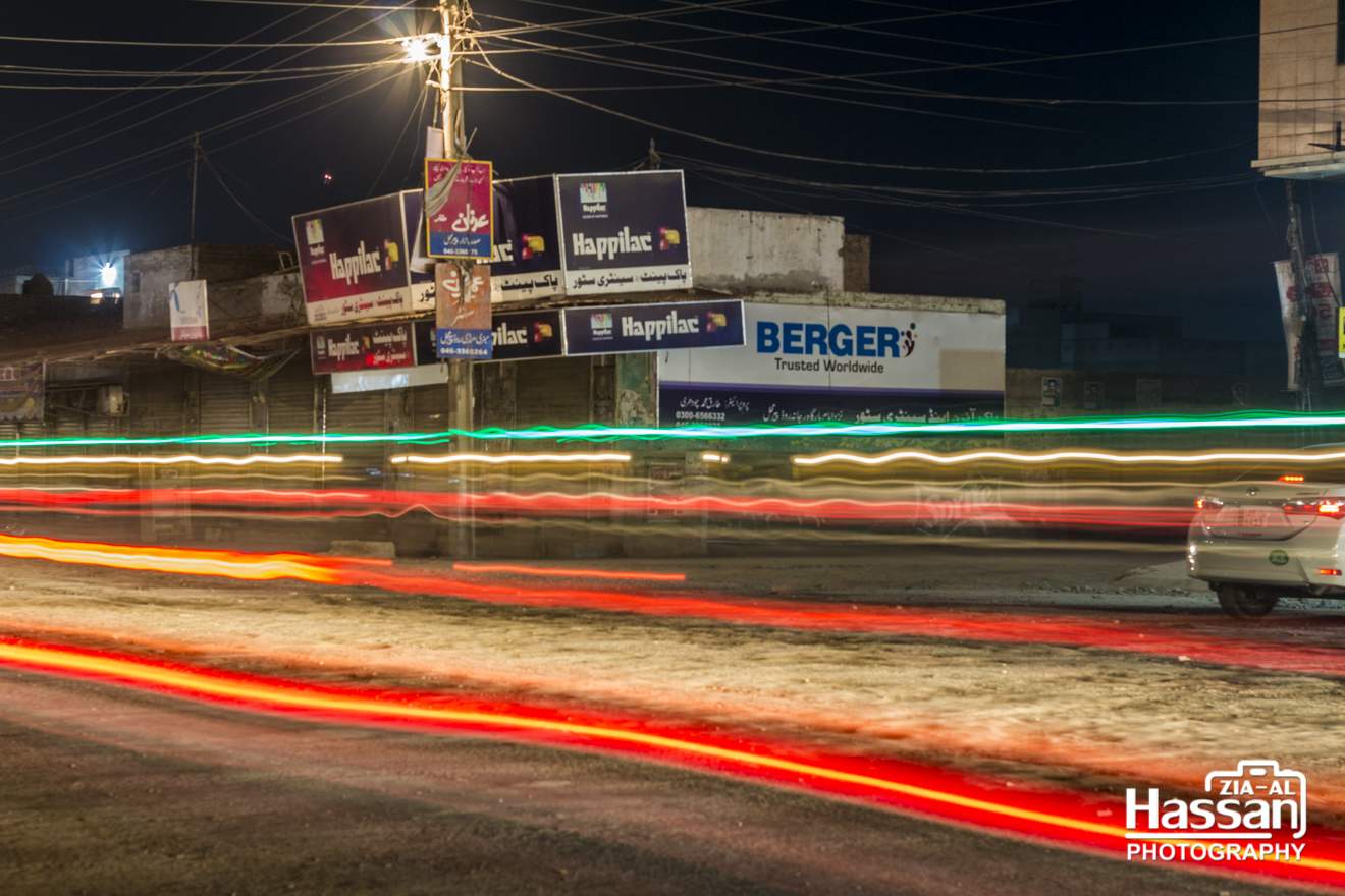 Traffic Lights Long Exposure