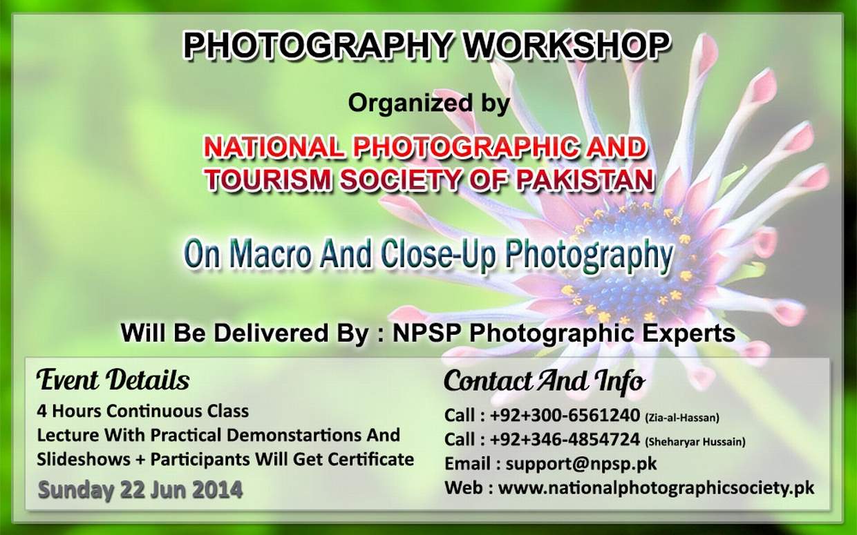 06. Photography Workshop In Lahore Pakistan On Macro And Close-Up Photography