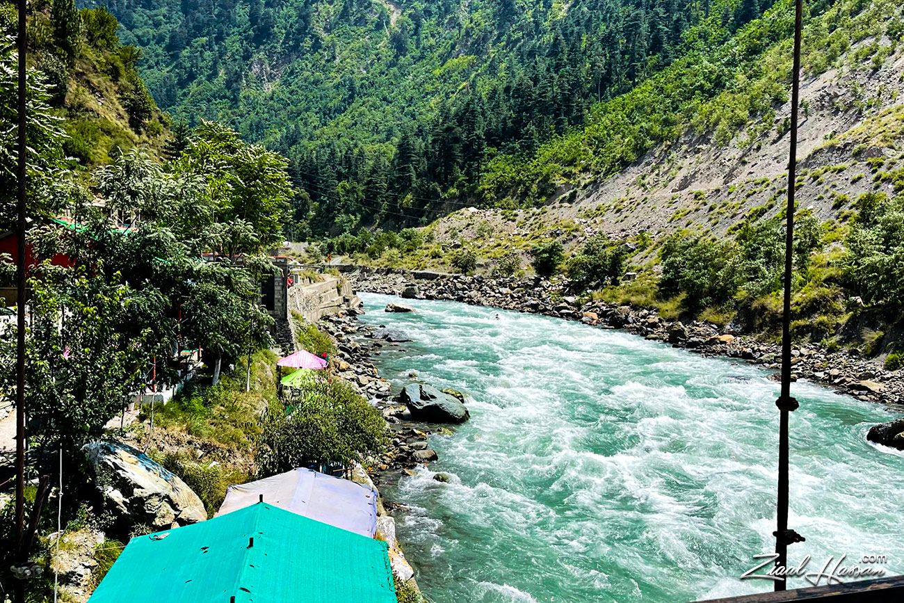 Turquoise Mountain River Flowing Through a Scenic Valley - Dr. Zia-al-Hassan Photography
