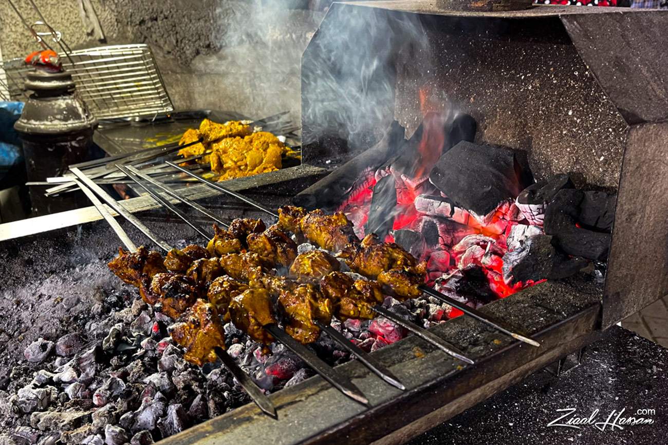 Sizzling Seekh Kebabs Over Charcoal Fire - Dr. Zia-al-Hassan Photography
