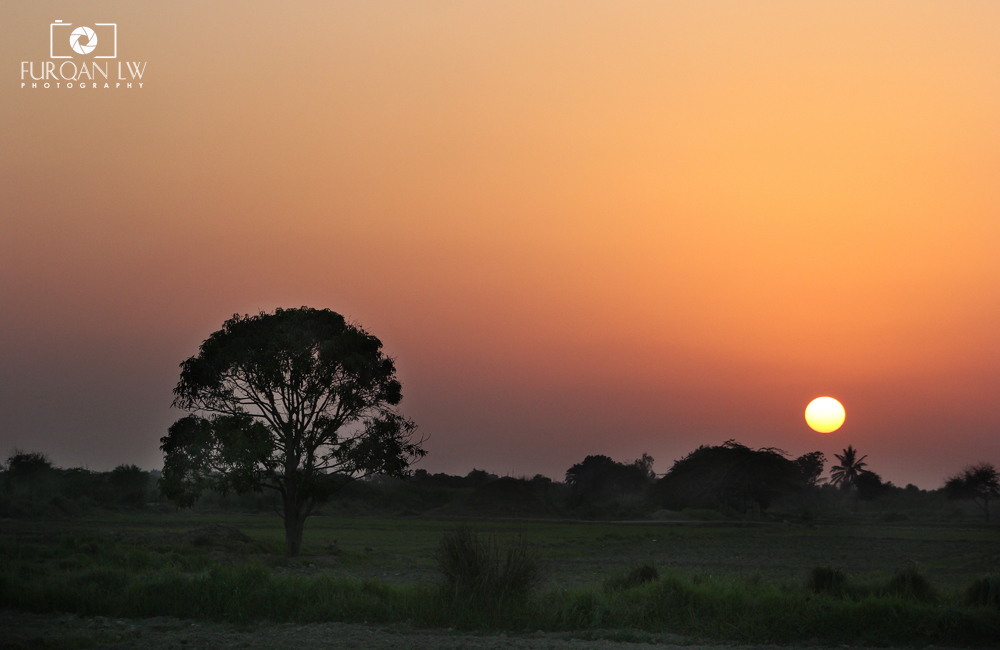 sunset-in-Village-of-Mirpur-Sakro