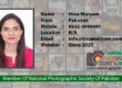 Hina-Maryam Member Of National Photographic Society Of Pakistan NPSP
