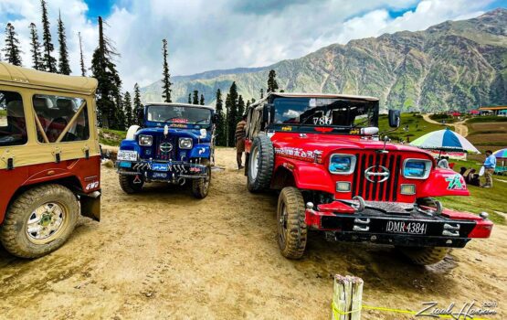 Colorful 4x4 Jeeps in a Majestic Mountain Valley - Dr. Zia-al-Hassan Photography