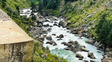 Fast Flowing Mountain River in a Lush Green Valley Of Naran - Dr. Zia-al-Hassan Photography