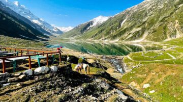 Majestic Reflection of Snow-Capped Mountains in Saif-ul-Mulook Lake - Dr. Zia-al-Hassan Photography