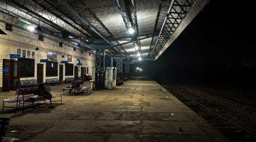 Silent Platform at Midnight - Dr. Zia-al-Hassan Photography