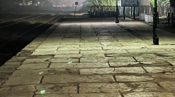 Silent Tracks at Night - Dr. Zia-al-Hassan Photography