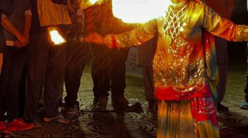 Spectacular Traditional Fire Breathing Performance - Dr. Zia-al-Hassan Photography