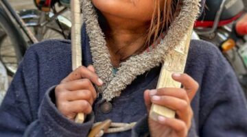 Street Resilience In Freezing Cold - Dr. Zia-al-Hassan Photography