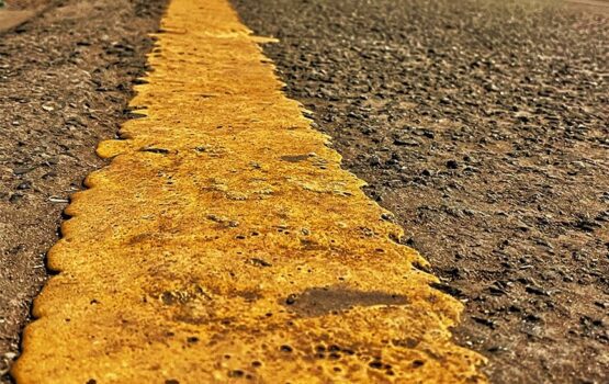 The Yellow Line to Somewhere - Dr. Zia-al-Hassan Photography
