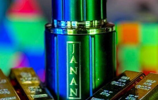 Luxury Janan Gold Edition Perfume with Gold Bar Accents - Dr. Zia-al-Hassan